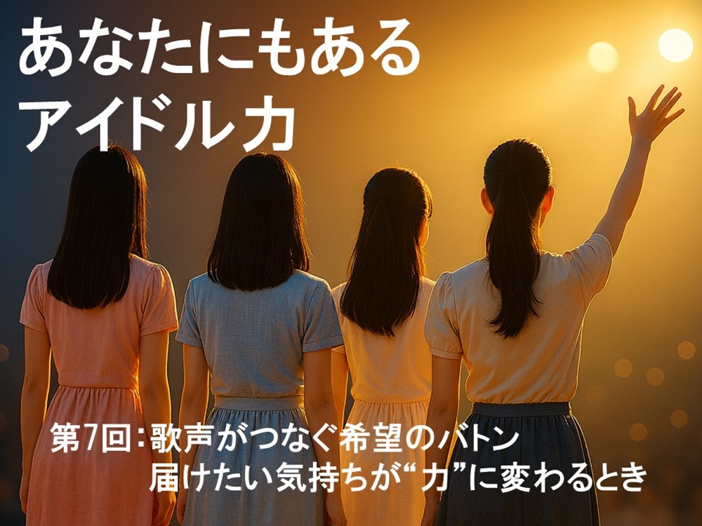 歌声がつなぐ希望のバトン 
届けたい気持ちが“力”に変わるとき