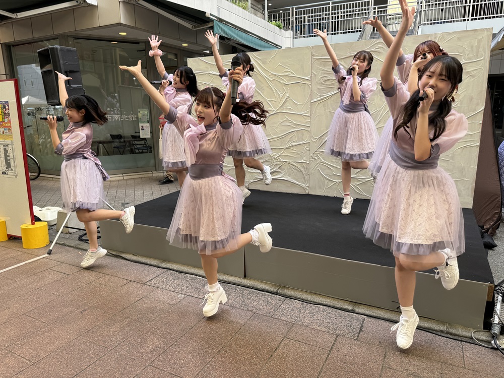 福岡・唐人町商店街の夏祭り「納涼夜市」に西日本短期大学メディア・プロモーション学科が出演
