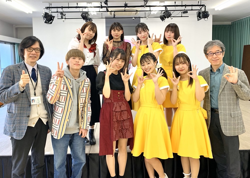 久留米大学生による久留米絣の魅力発信アイドル「絣藍ドル・あいくる」