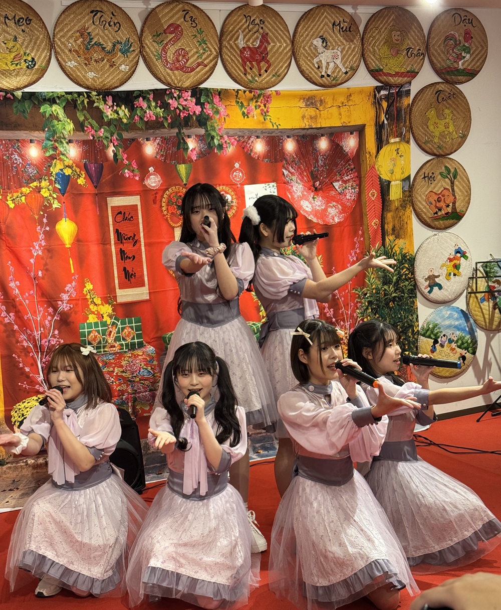 旧正月の国際交流イベント「2025 Fukuoka Lunar New Year 」に西日本短期大学メディア・プロモーション学科が出演
