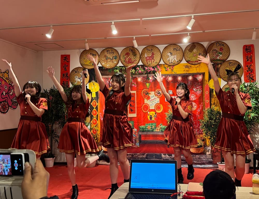 旧正月の国際交流イベント「Fukuoka Lunar New Year 2026」に西日本短期大学メディア・プロモーション学科が出演