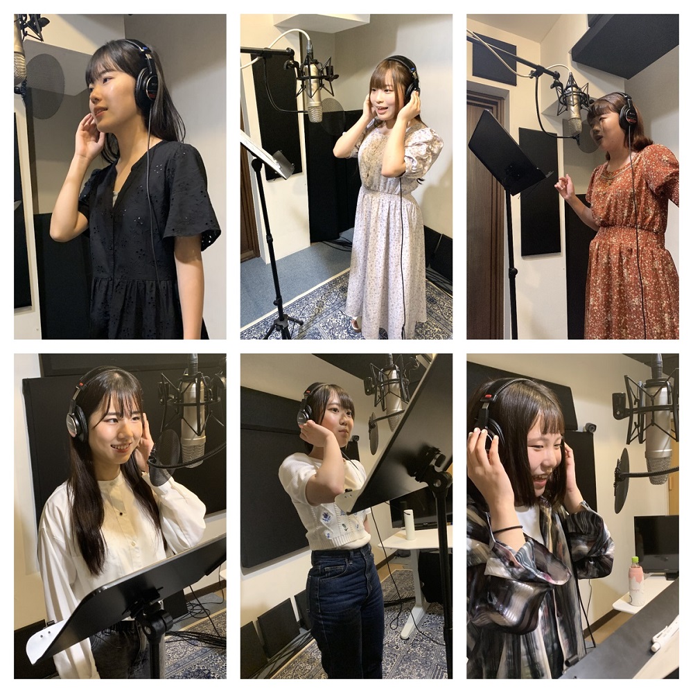 「西短MP学科さくら組」新曲レコーディング